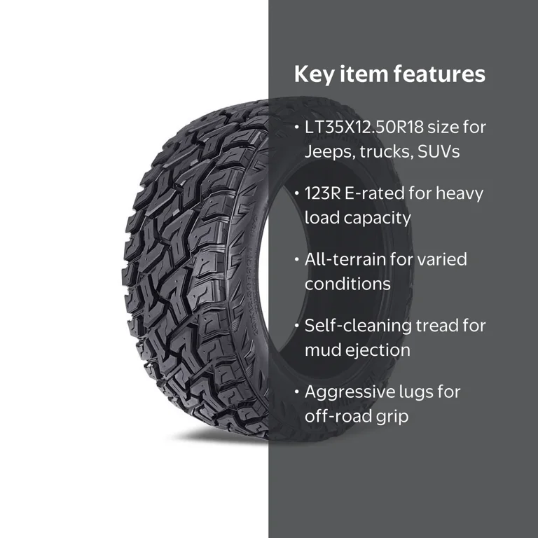 Predator New Mutant X-RT All Terrain LT35X12.50R18 123R E Light