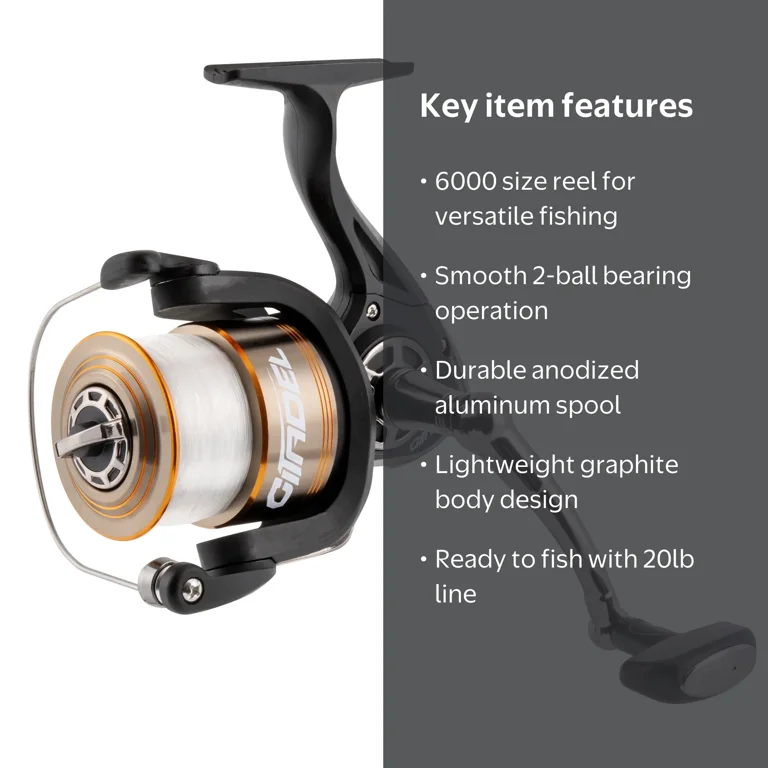 cyber monday 2016 deals fishing reels Diwa Spinning for Saltwater Freshwater 3000 4000 5000 6000 7000 Spools Ultra Smooth Ultralight Powerful Trout Bass Carp Gear Stainless Ball Bearings Metal Body Ice Fishing Reels(3000) : Sports & Outdoors It features 2 ball bearings for smooth operation and a lightweight graphite body and rotor Tsunami Citadel Spinning Reel -