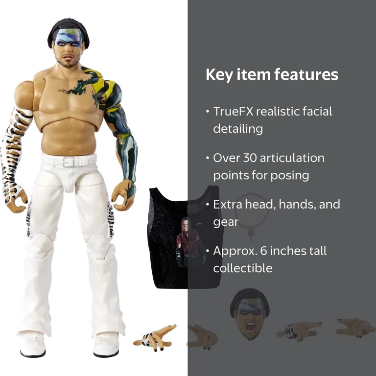 WWE Wrestling Toy: Jeff Hardy Ultimate Edition 6-Inch Collectible