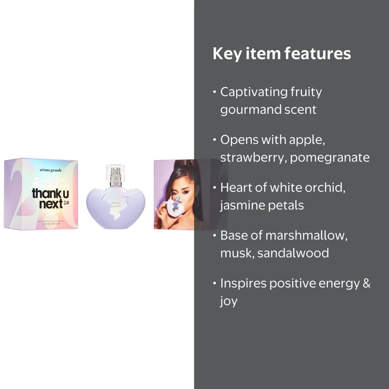 Ariana Grande Thank U Next 2.0 Eau De Perfume 1oz Spray Fruity