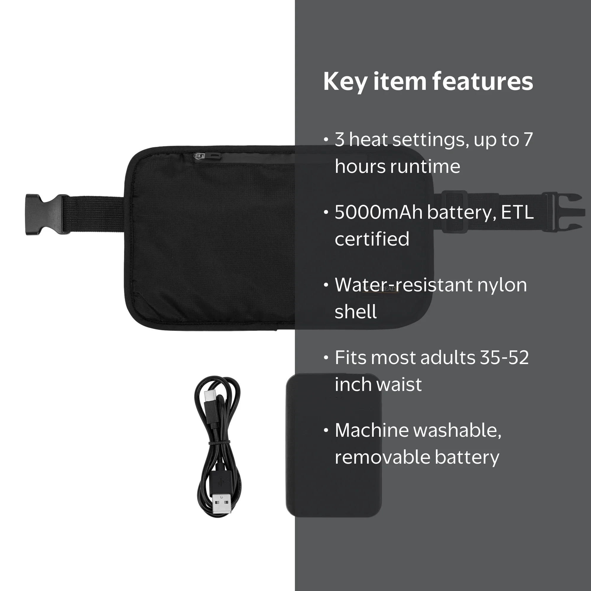 Hot Threadz, Heated Hand Warmer, Plush Lining, Water Resistant
