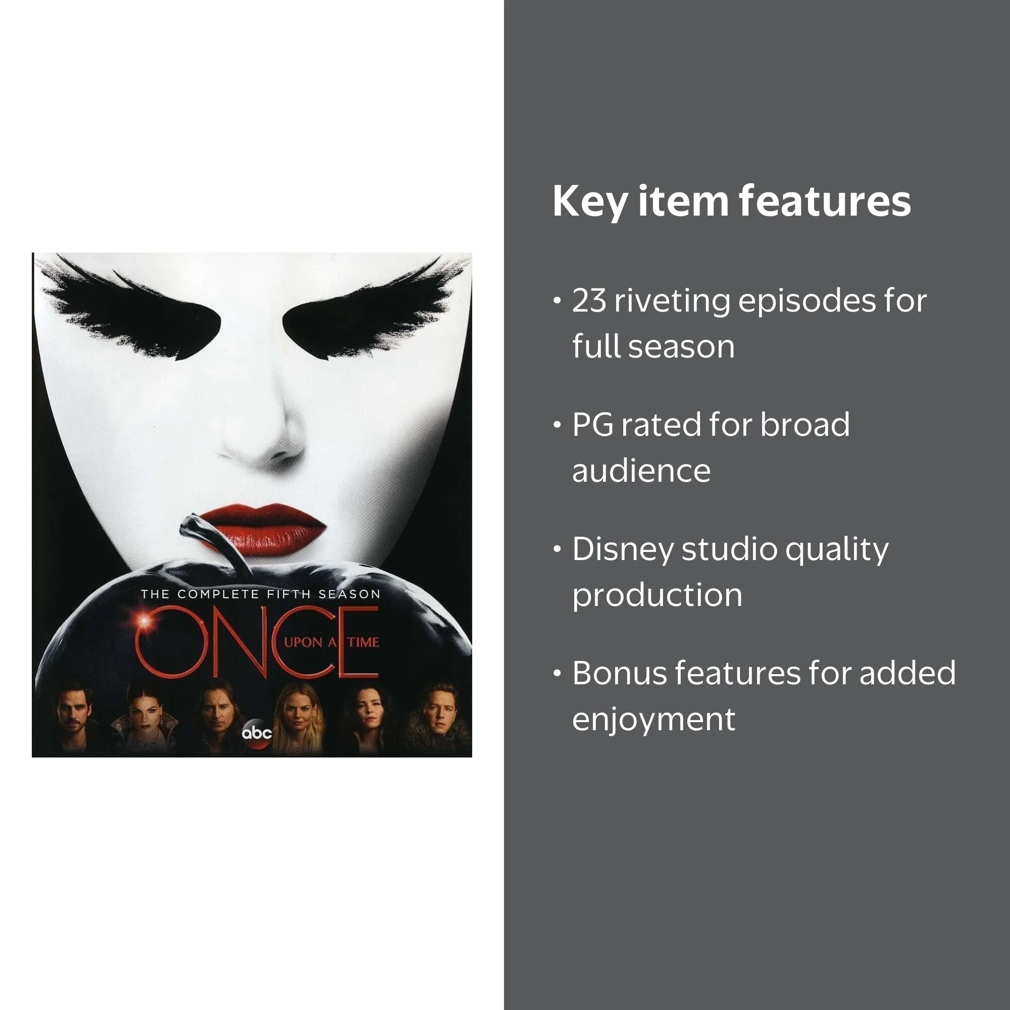 Once Upon a Time: The Complete Fifth Season - Walmart.com