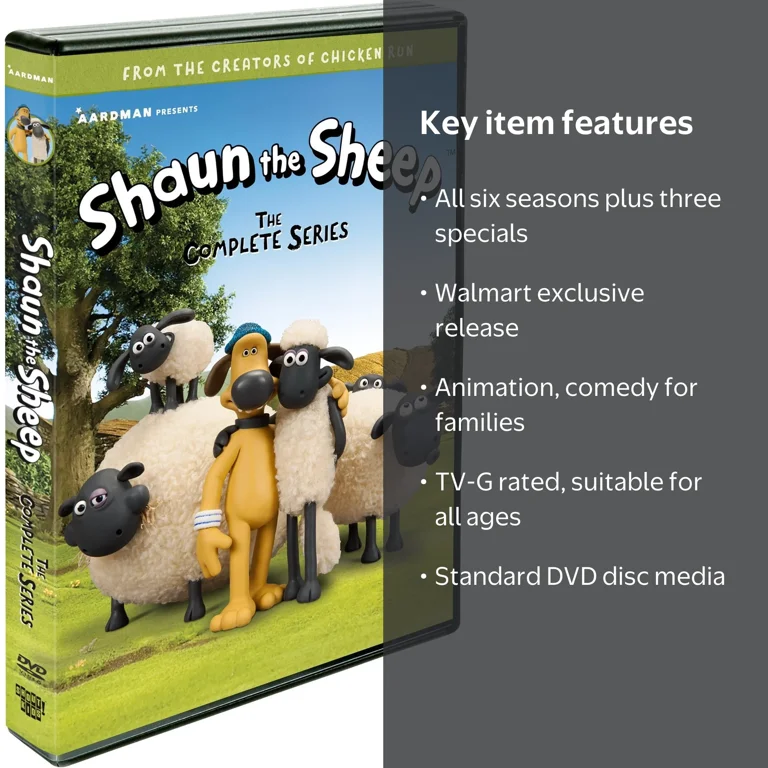 Shaun the Sheep: The Complete Series (Walmart Exclusive) (DVD