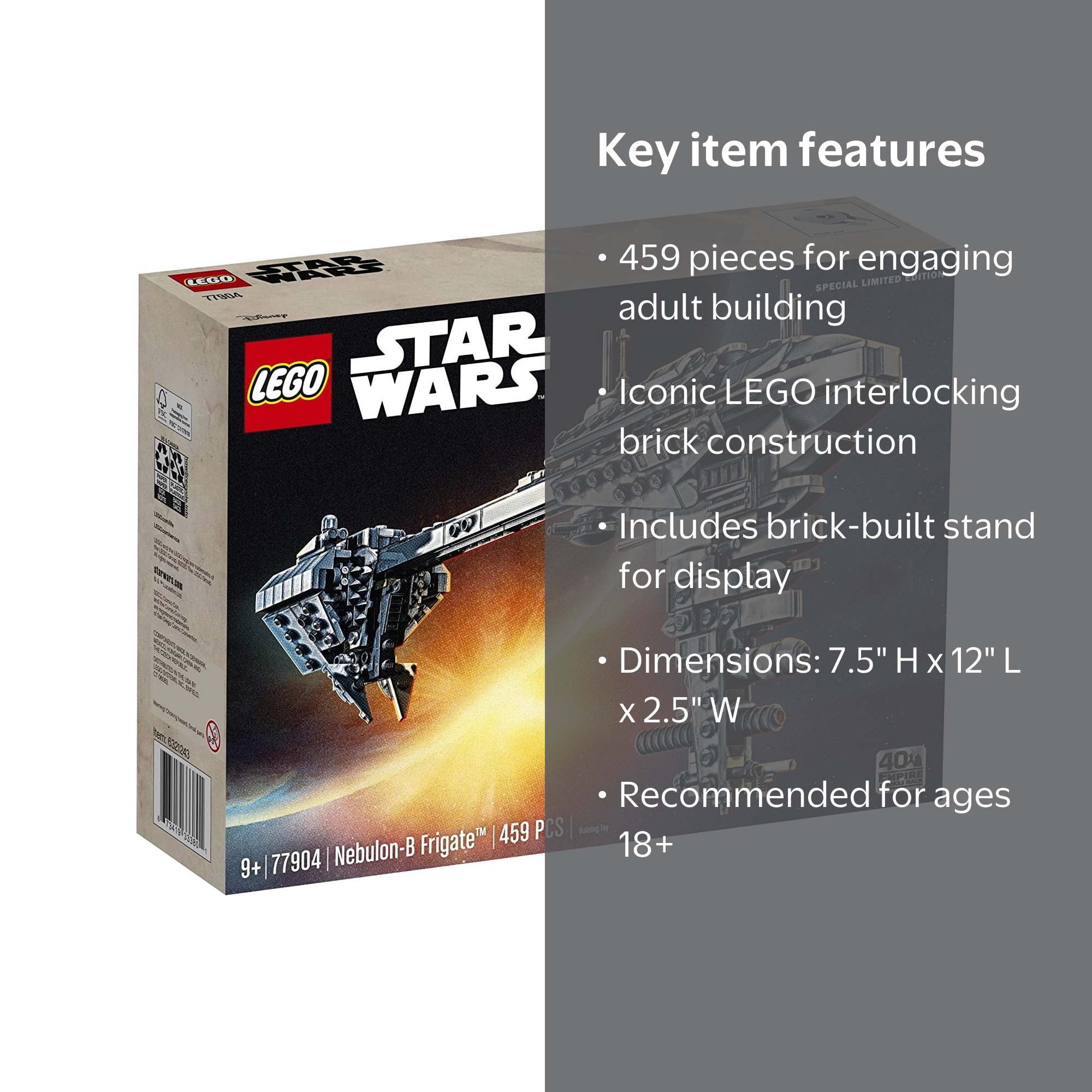 LEGO Star Wars Nebulon-B Frigate Building Set 77904, Star Wars