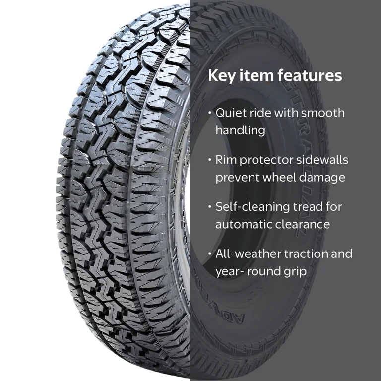 GT Radial, All Terrain Light Truck Tire, LT265/70R17, White