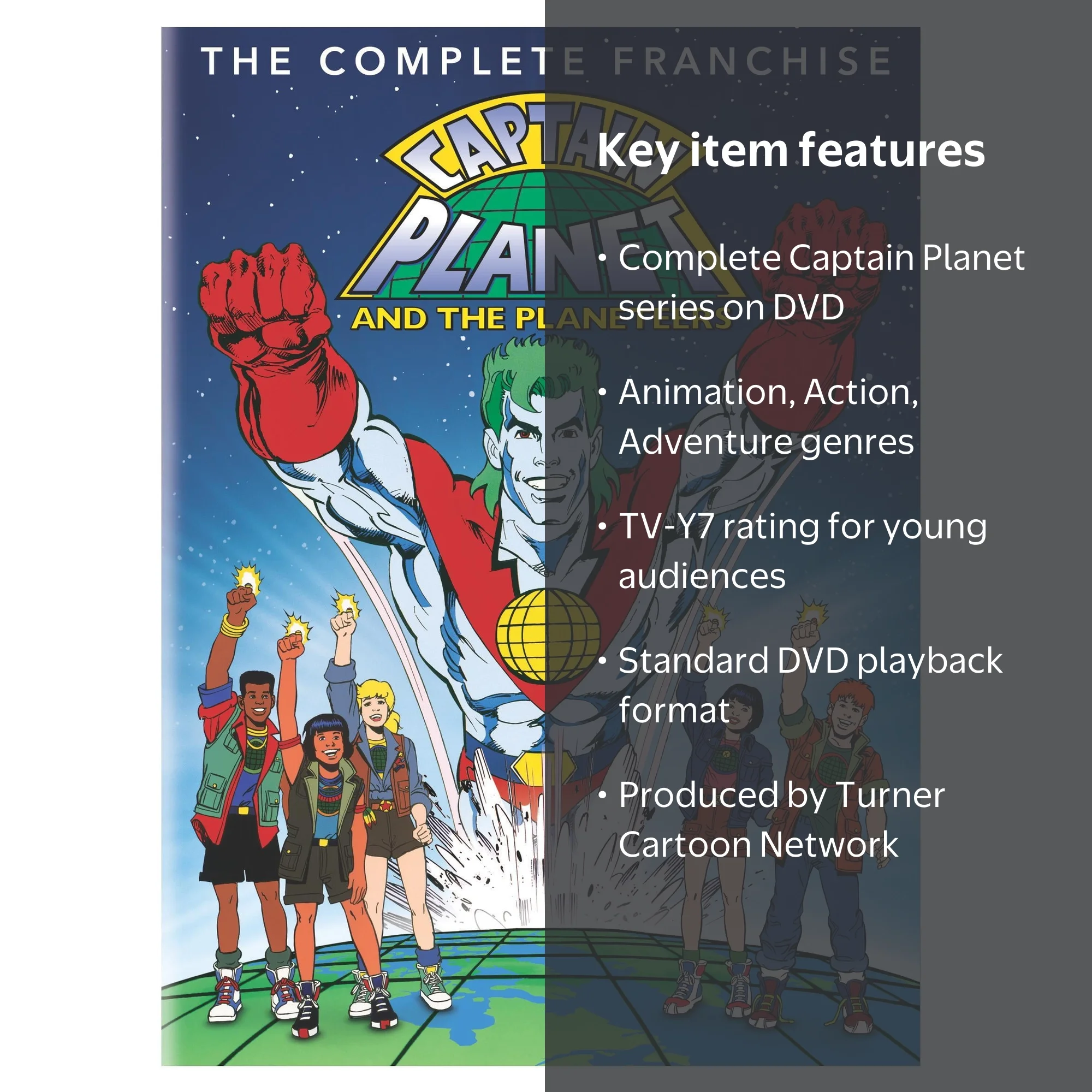 Captain Planet and the Planeteers: The Complete Series DVD, Action