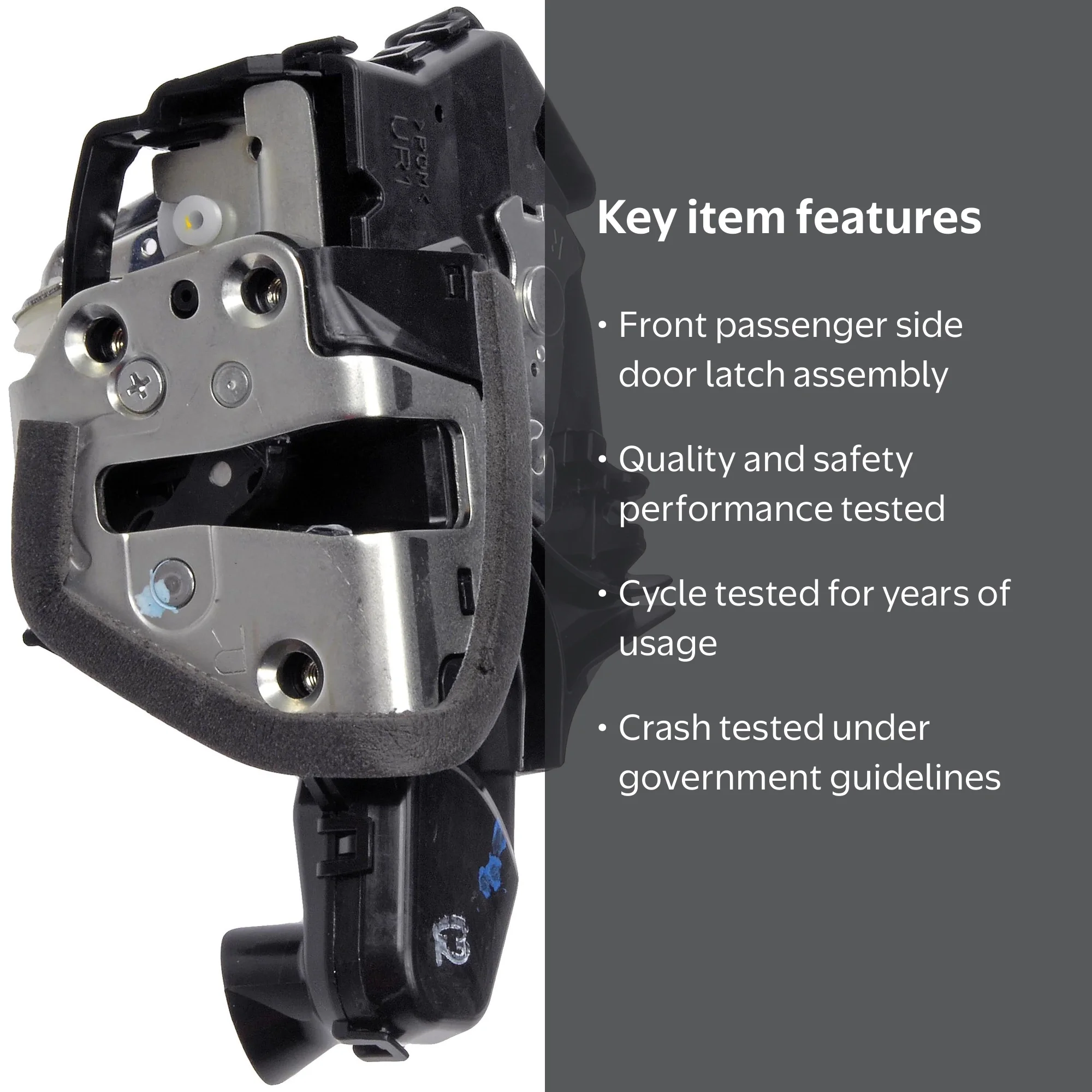 Dorman 931-801 Front Passenger Side Door Latch Assembly for