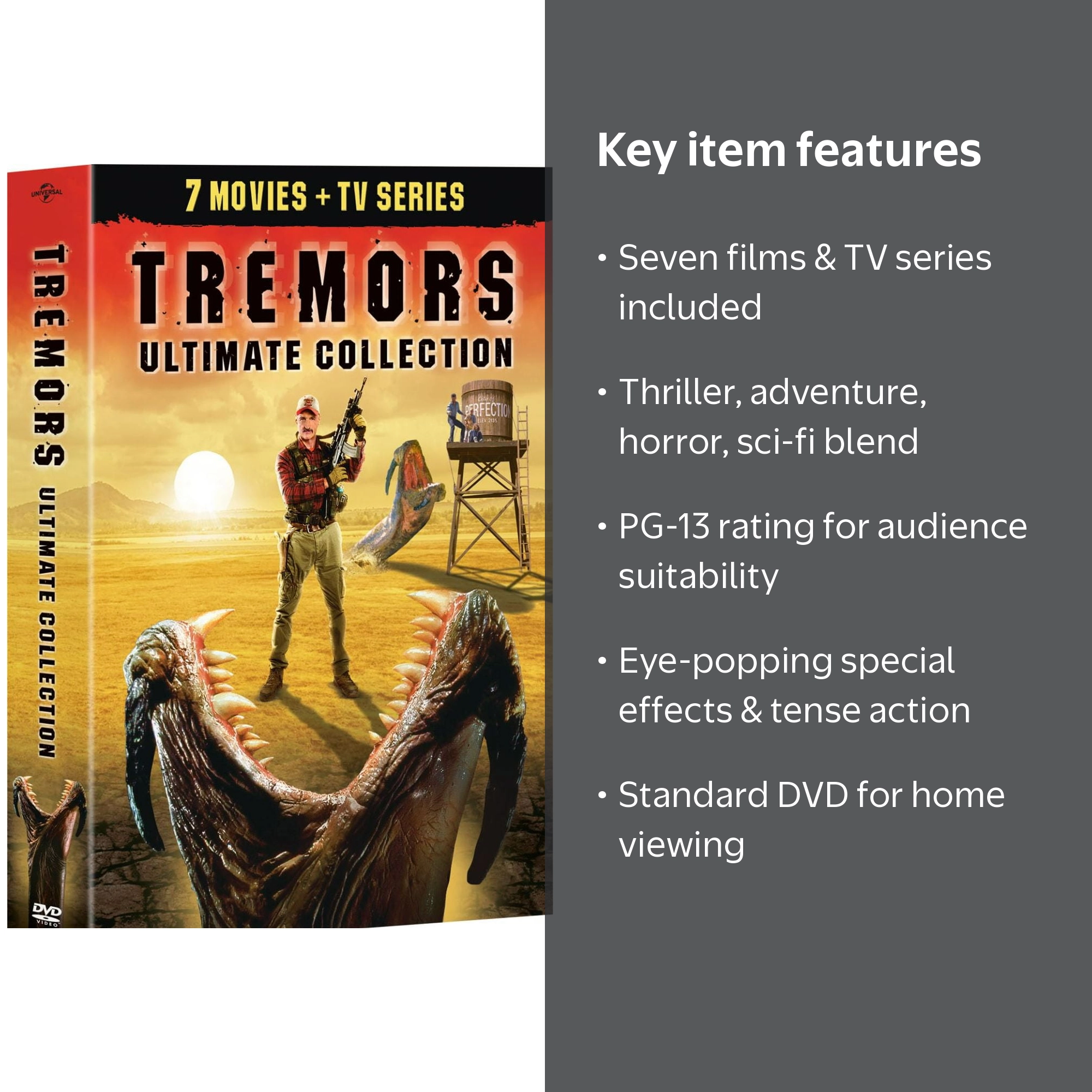 Tremors: Ultimate Film & TV Collection, 7 Movies + Series, DVD