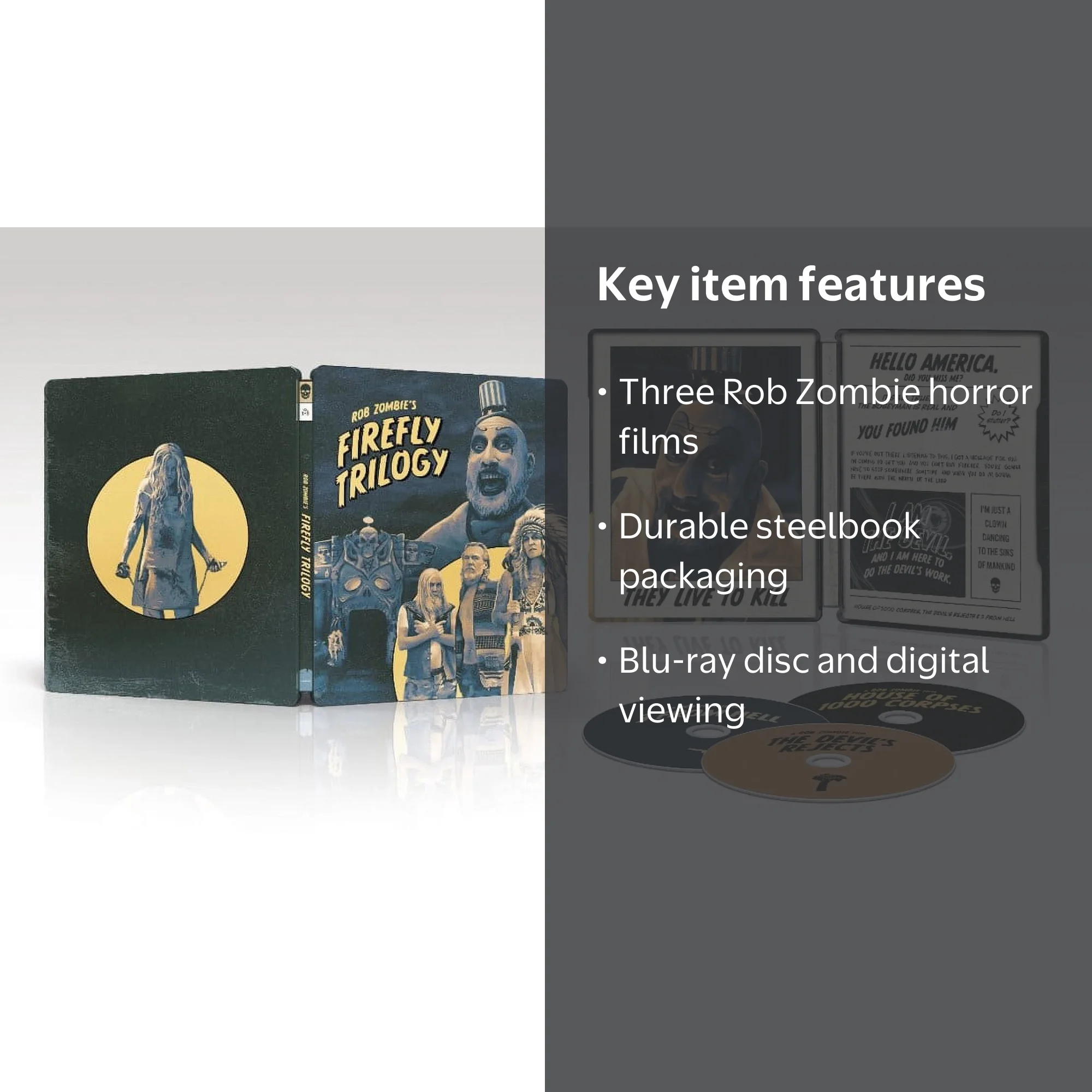 Rob Zombie's Firefly Trilogy Walmart Exclusive Steelbook (Blu-ray