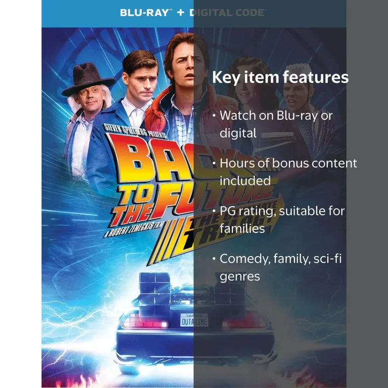 SDS, Back to the Future The Ultimate Trilogy, Blu-ray and Digital