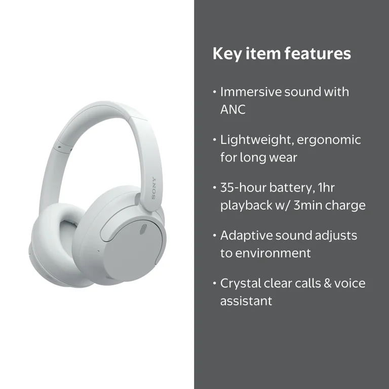 Sony WH-CH720N-Noise Canceling Wireless Bluetooth Headphones