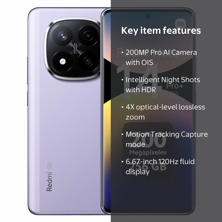 Redmi Note 14 Pro Plus 5G 256GB ROM 8GB RAM Dual SIM GSM Unlocked