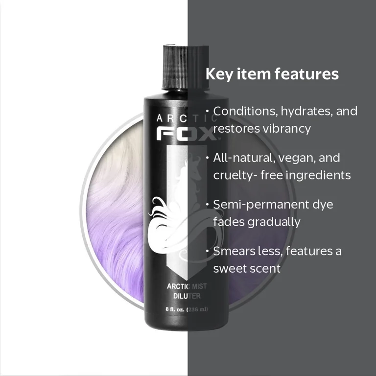 Arctic Fox, Hair Color, Vegan and Cruelty-Free, Arctic Mist Blue
