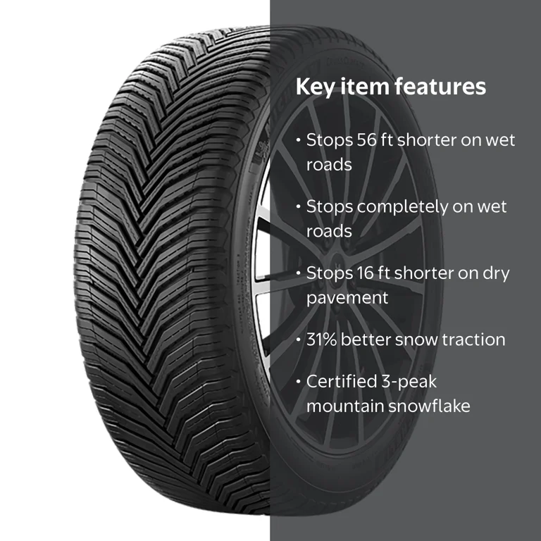 Michelin, All-Season Tire, 255/40R21/XL 102V, for Year-Round