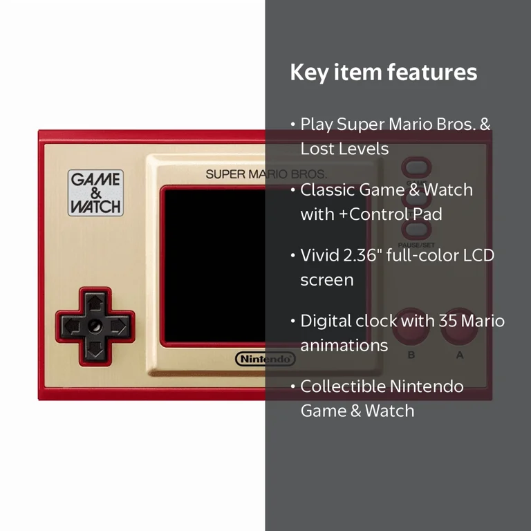 Nintendo Game & Watch: Super Mario Bros - 2.36