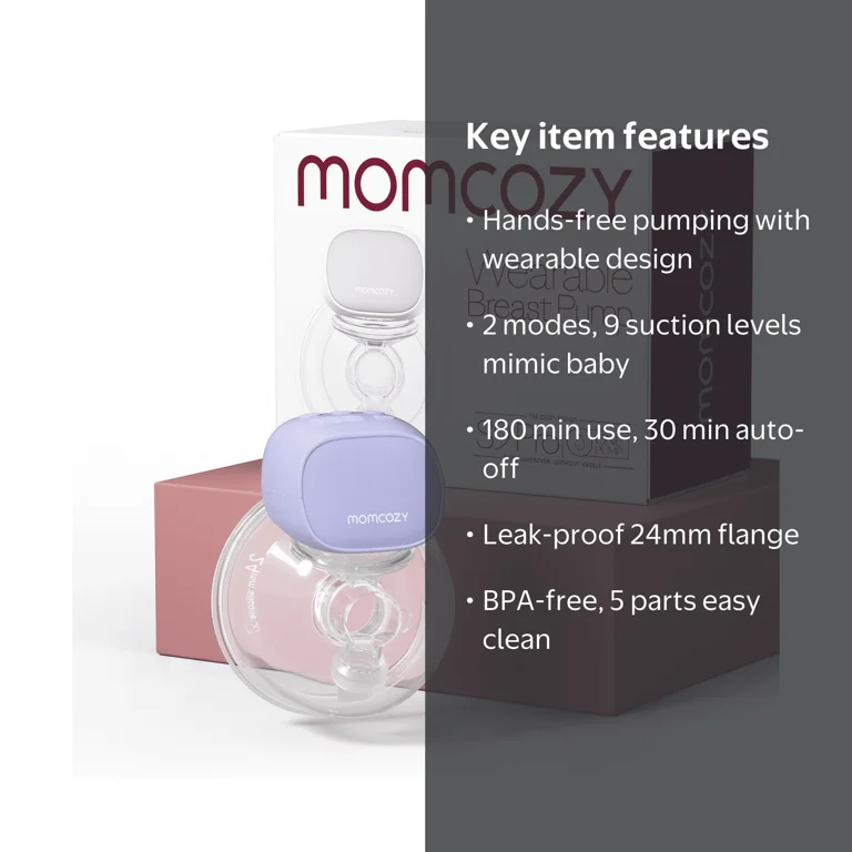 Momcozy S9 Pro Portable Breast Pump, Hands Free Wearable Breast