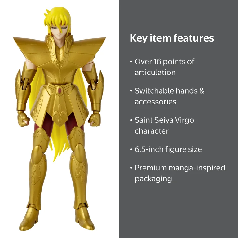 Bandai Anime Heroes Saint Seiya Knights of the Zodiac Virgo Action