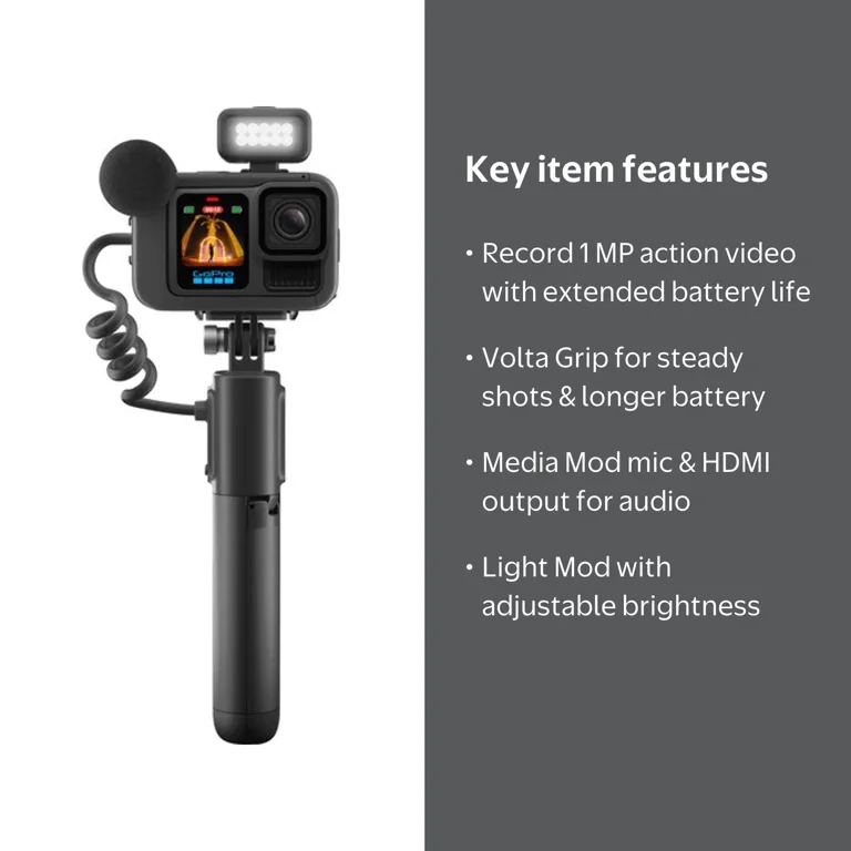GoPro, HERO13 Black Creator Edition, 1 MP Action Camera with Volta