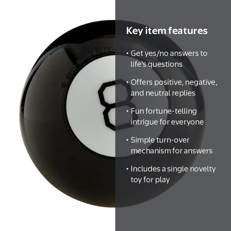 Magic 8 Ball Classic Fortune-Telling Novelty Toy for Kids, Ages
