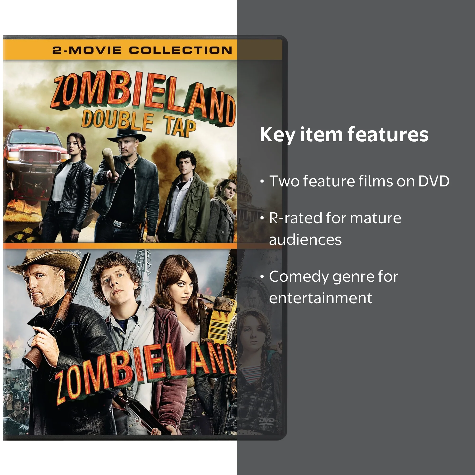 Sony, DVD Movie Collection, Zombieland / Zombieland 2, Multi