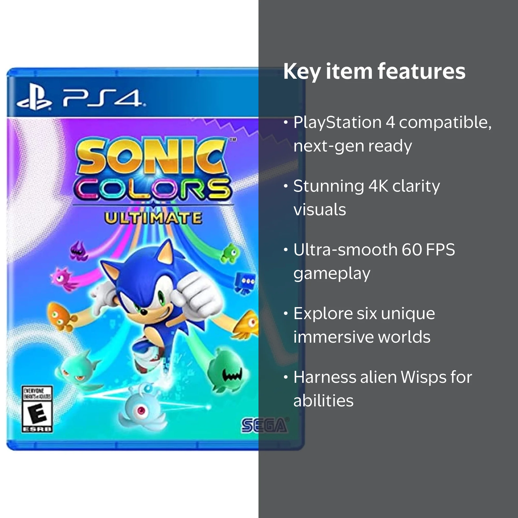 Sonic Colors Ultimate: High-Speed Adventure Video Game, Standard