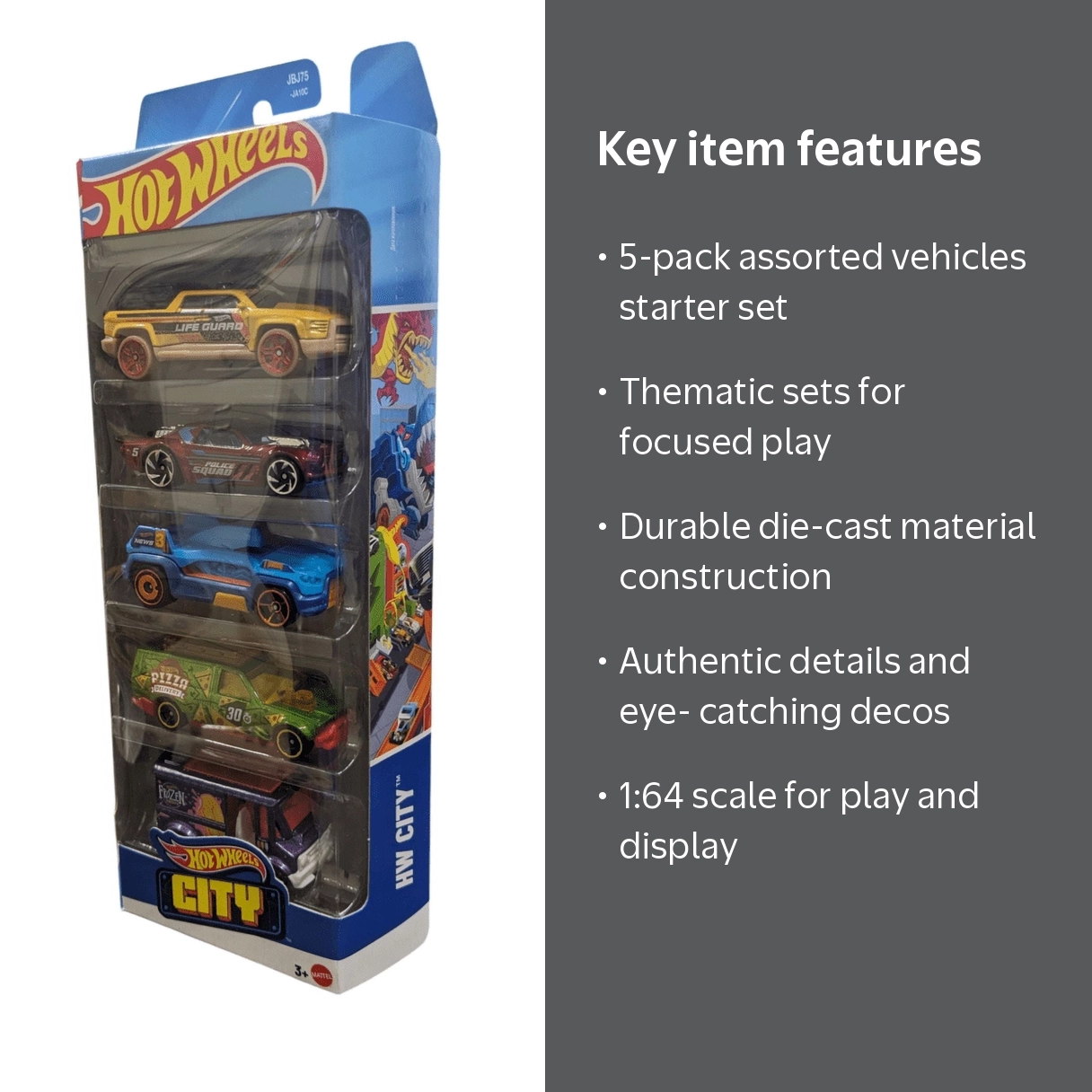 Hot Wheels 5 pack City - Walmart.com