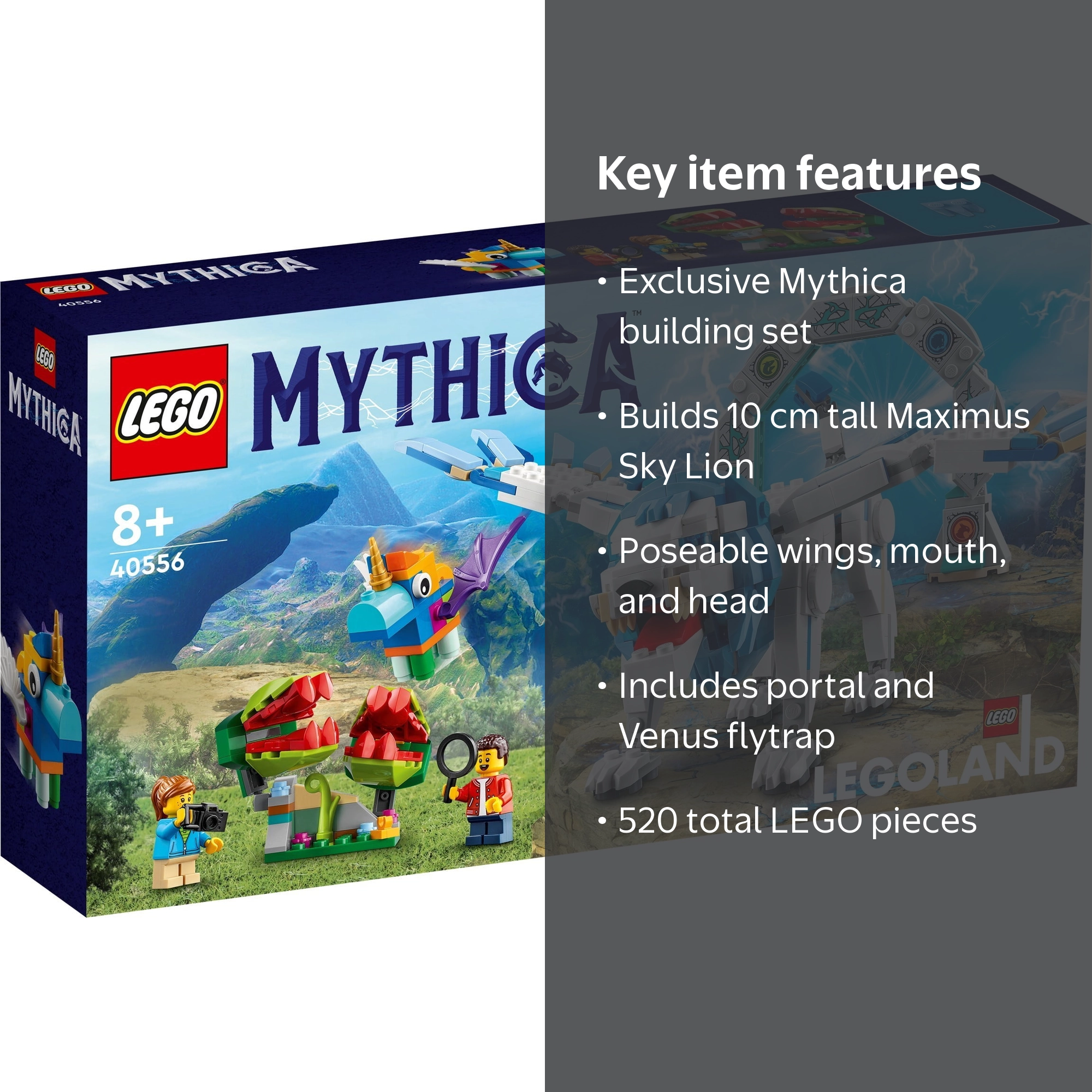LEGO Mythica 520-Piece Set 40556: Maximus the Sky Lion, LEGOLAND