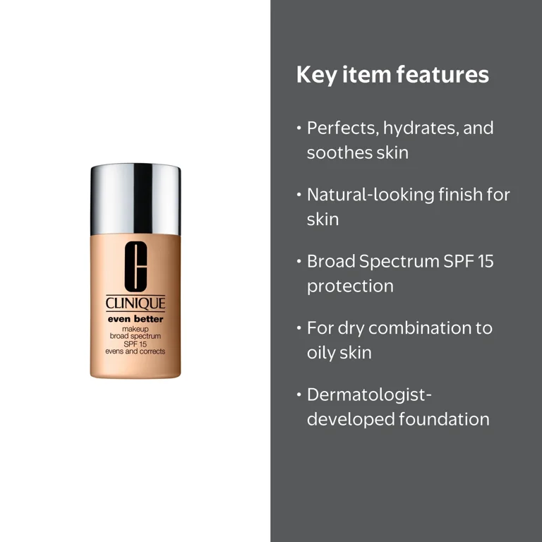 Clinique Even Better Makeup SPF 15, 1.0 oz, CN 62 Porcelain Beige