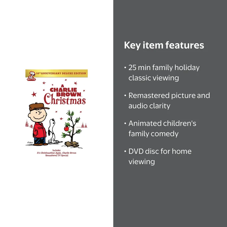 SDS, A Charlie Brown Christmas DVD, Classic Holiday Special