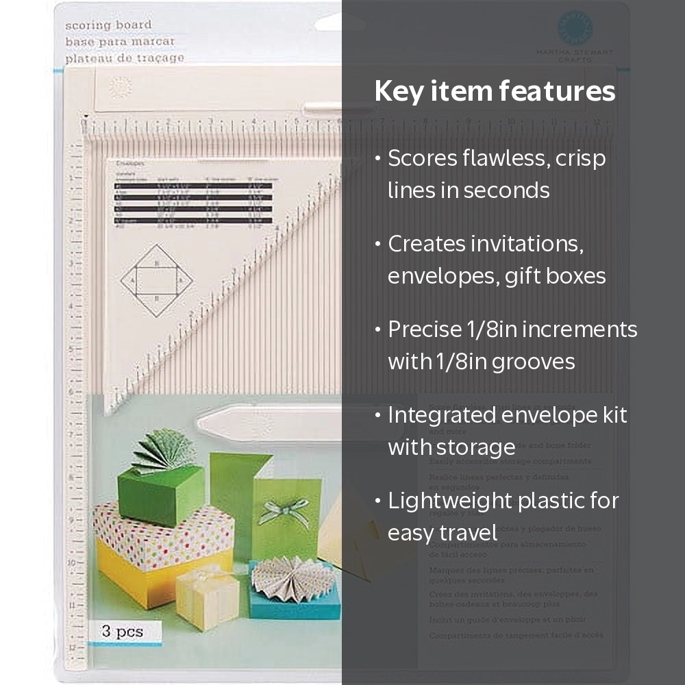 Martha Stewart Crafts Scoring Board and Envelope Tool [Single