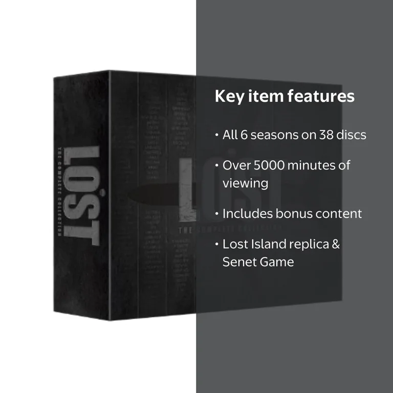 Lost: The Complete Collection - TV Series Box Set (DVD) - Walmart.com