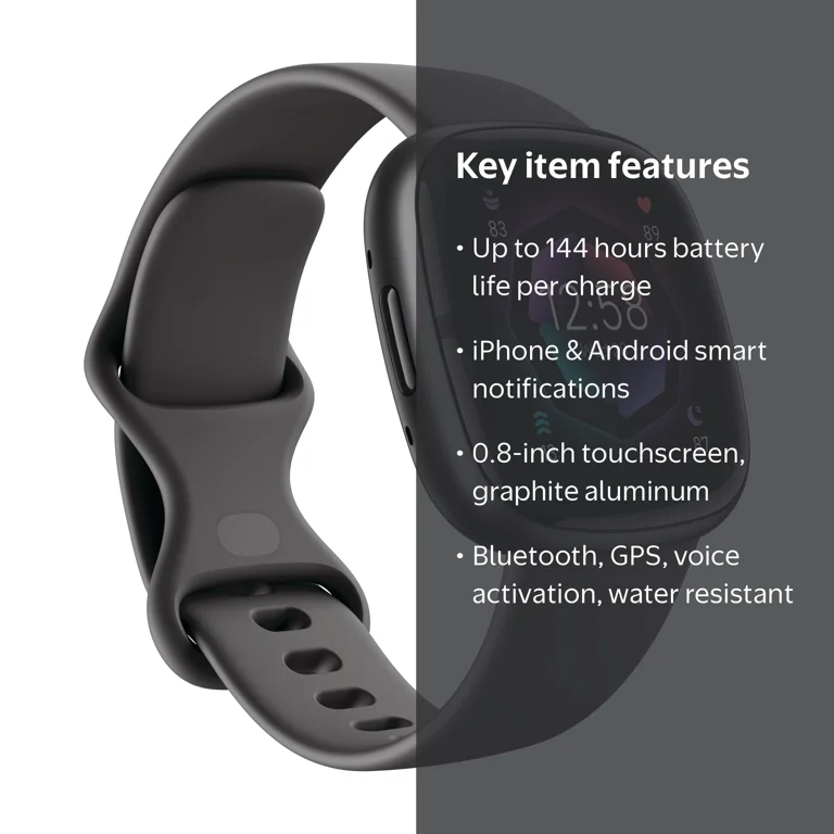 Fitbit Sense 2 - Advanced Health & Fitness Smartwatch, Shadow Grey