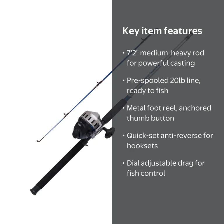 Zebco 808 Boss Hawg Spincast Combo - Walmart.com