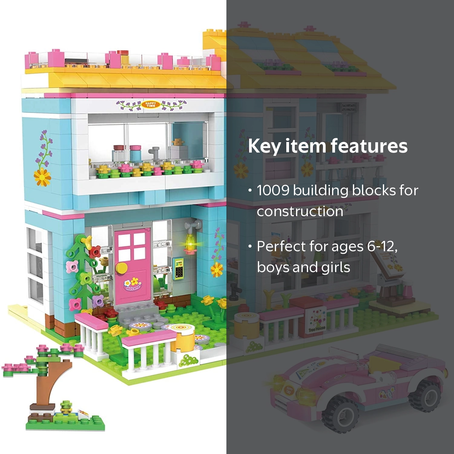 EP Exercise N Play Kith Friends House Building Blocks Toy, 1009