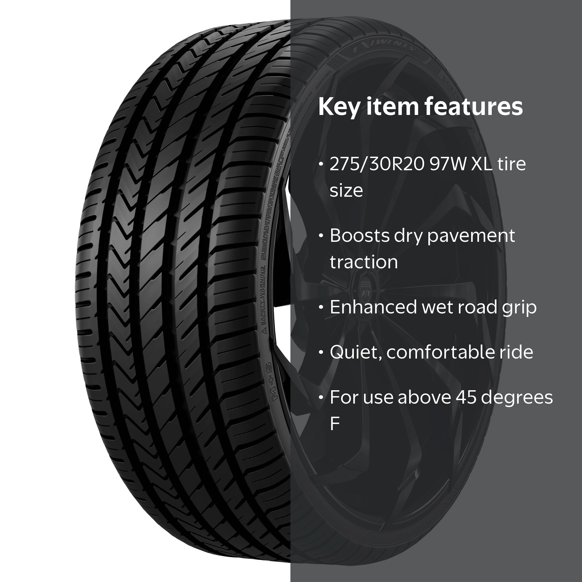 Lexani LX-Twenty Performance 275/30R20 97W XL Passenger Tire