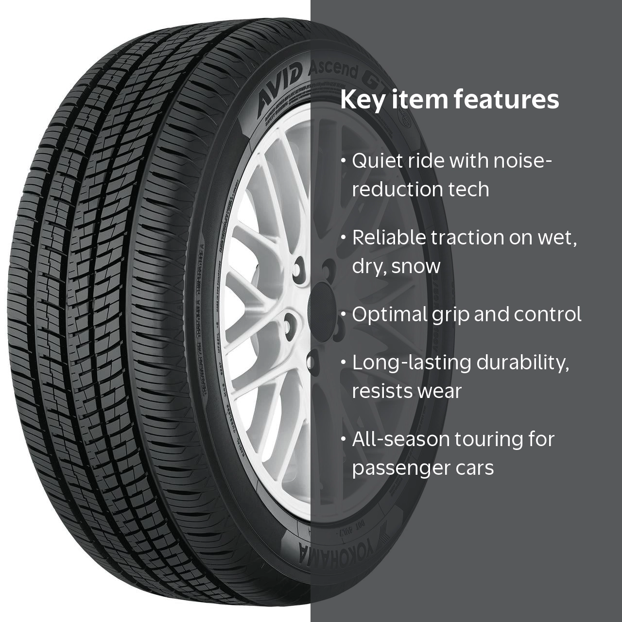 Yokohama Avid GT S35C All-Season 225/65R17 102 H Tire - Walmart.com