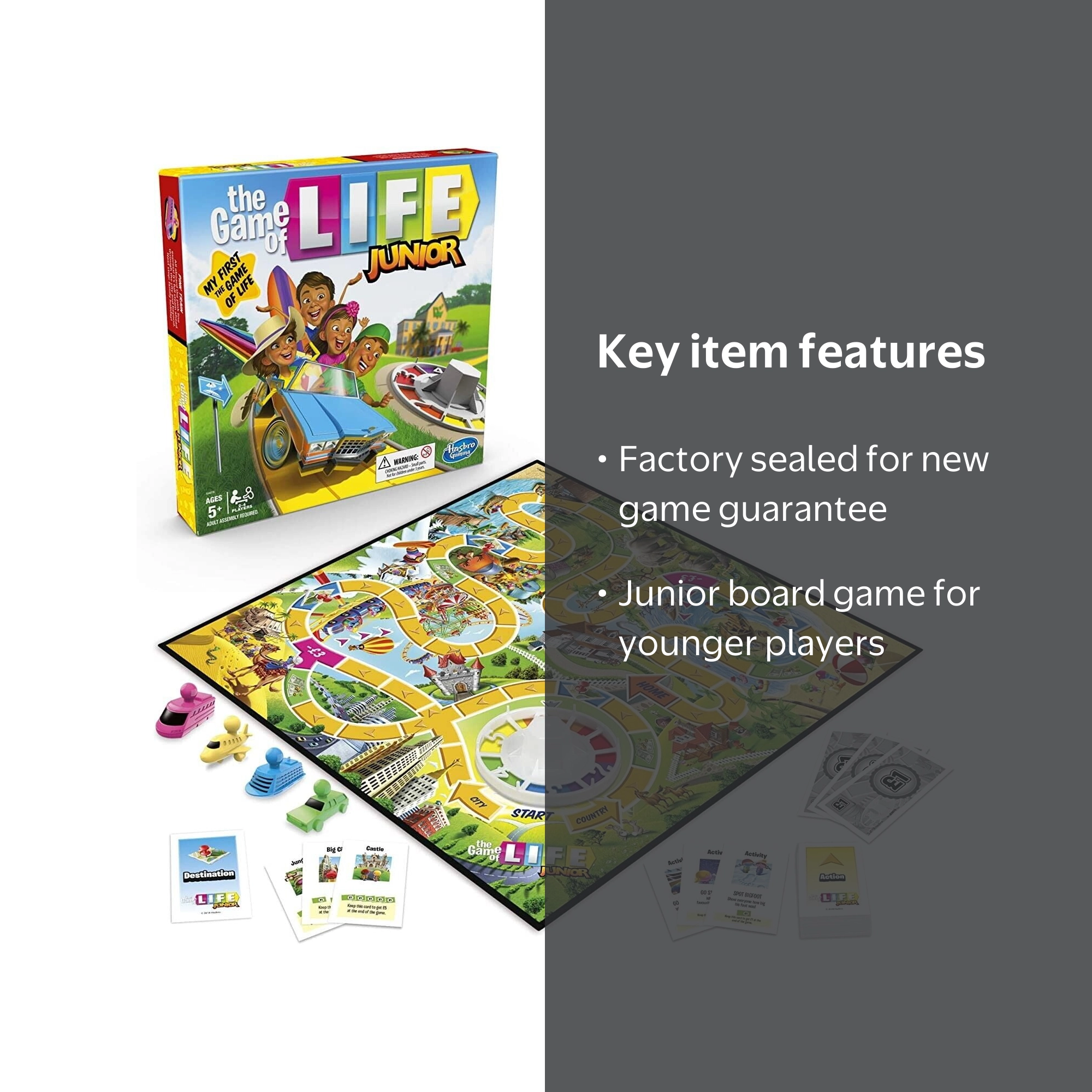 Hasbro Gaming The Game of Life Junior Board Game - Walmart.com