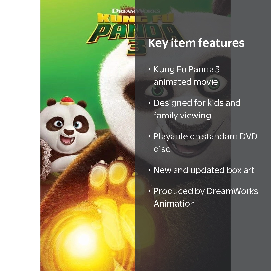 Kung Fu Panda 3 (DVD New Box Art) [DVD] - Walmart.com