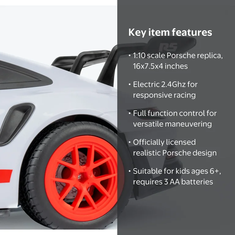 1:10 Porsche GT3 RS 2.4Ghz Remote Control RC Car - Walmart.com