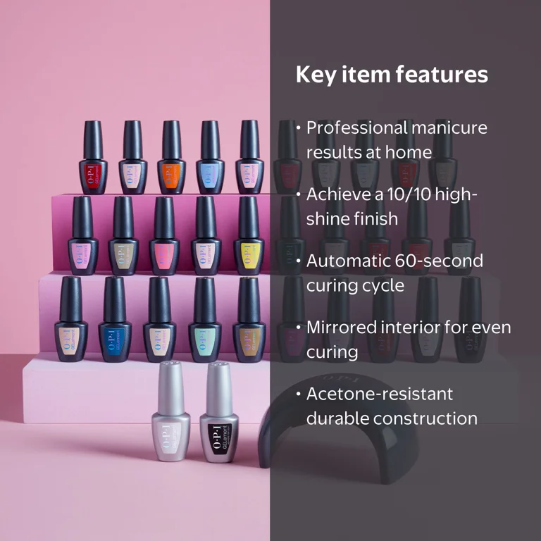 OPI GELement Gel Nail Polish, LED Lamp - Walmart.com