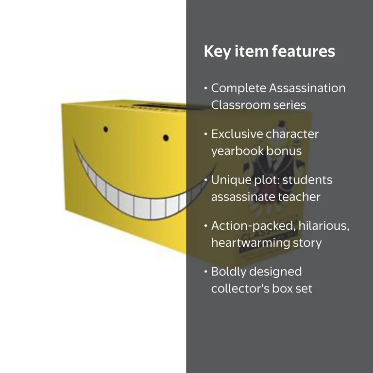 Yusei Matsui Assassination Classroom Complete Box Set Volumes 1-21