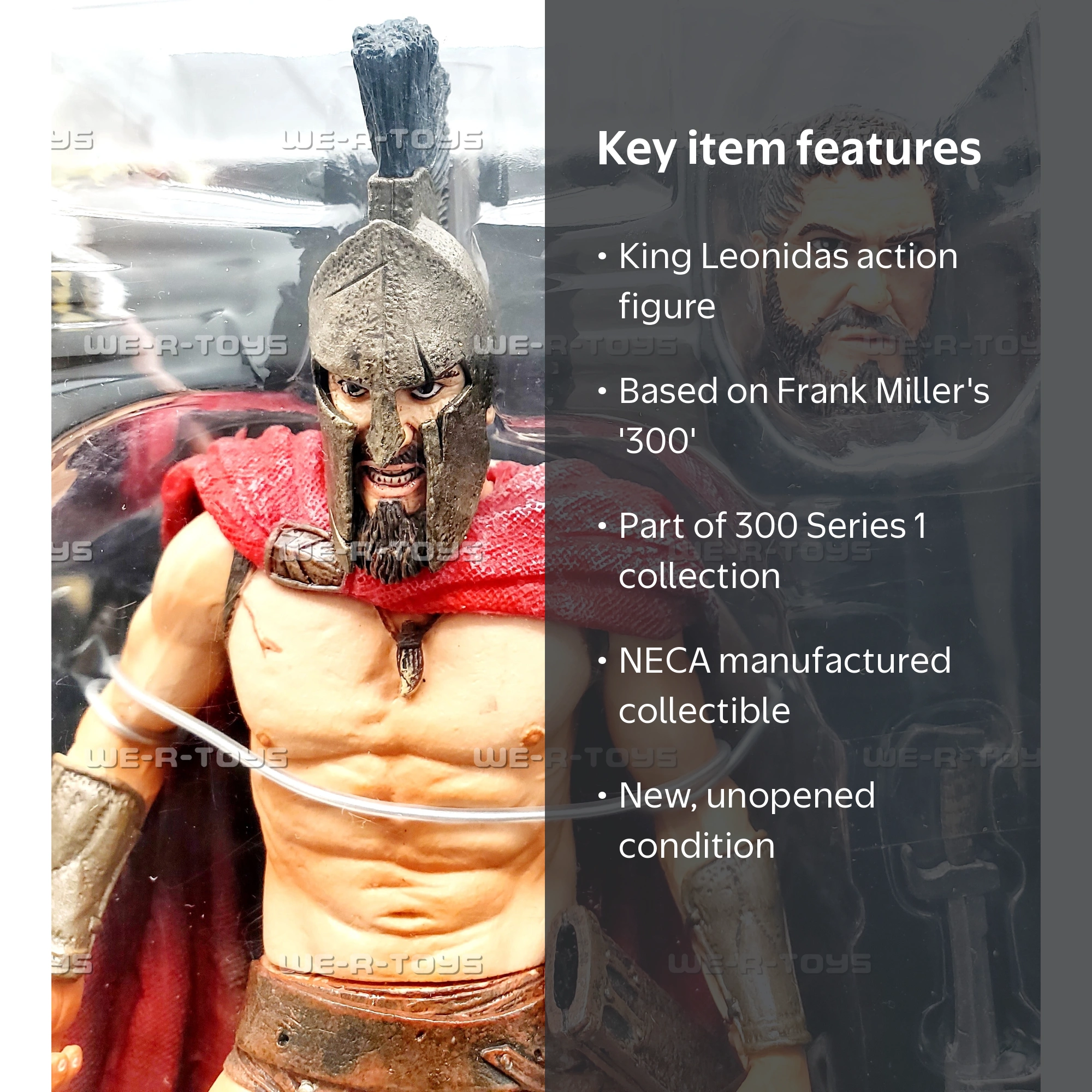 300 Series 1 King Leonidas Figure NECA 49002 - Walmart.com