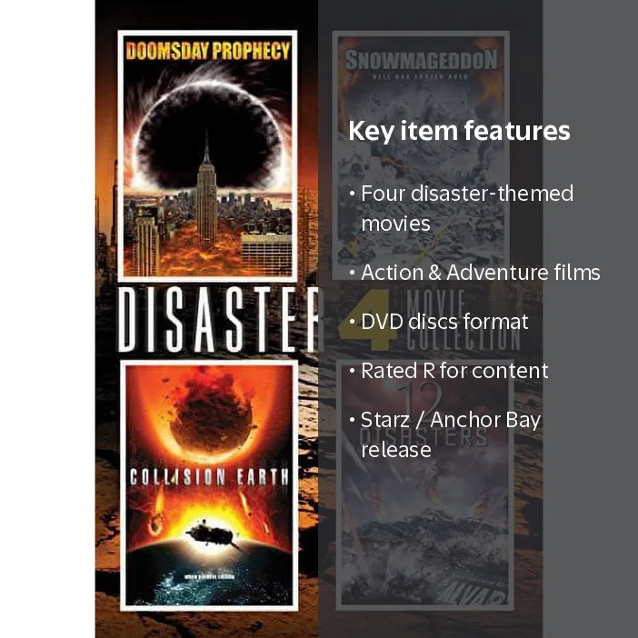 Disaster 4 Pack (DVD), Starz / Anchor Bay, Action & Adventure