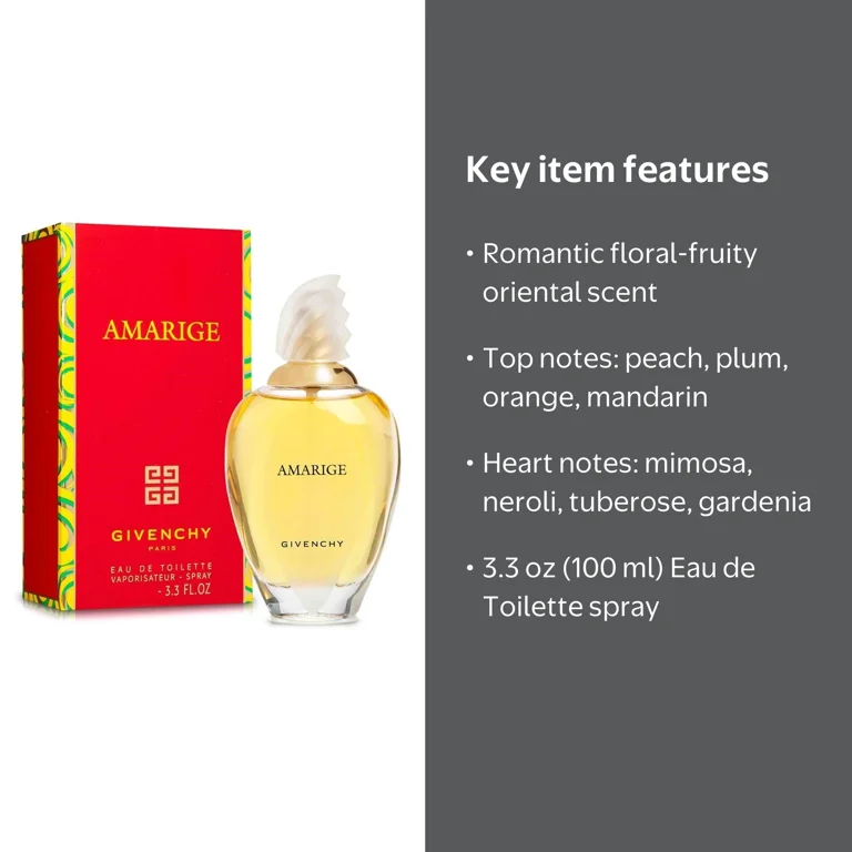 Givenchy, Amarige For Women Perfume Eau de Toilette, 3.3 fl oz
