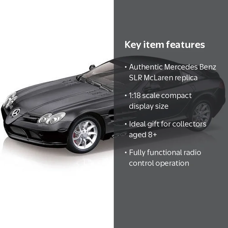 Mercedes Benz SLR McLaren Remote Controlled Car 1:18 Scale R/C