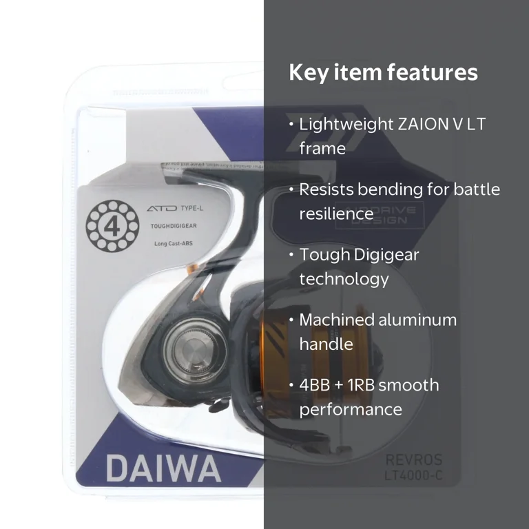Daiwa Revros LT 4000-C-CP Spinning Fishing Reel - Walmart.com