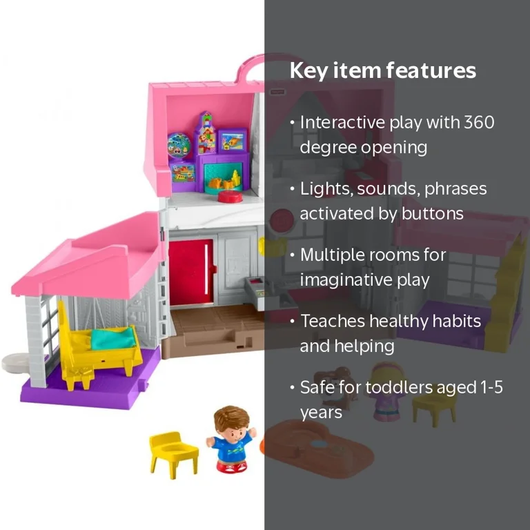 Fisher-Price Little People Big Helpers Home - Walmart.com