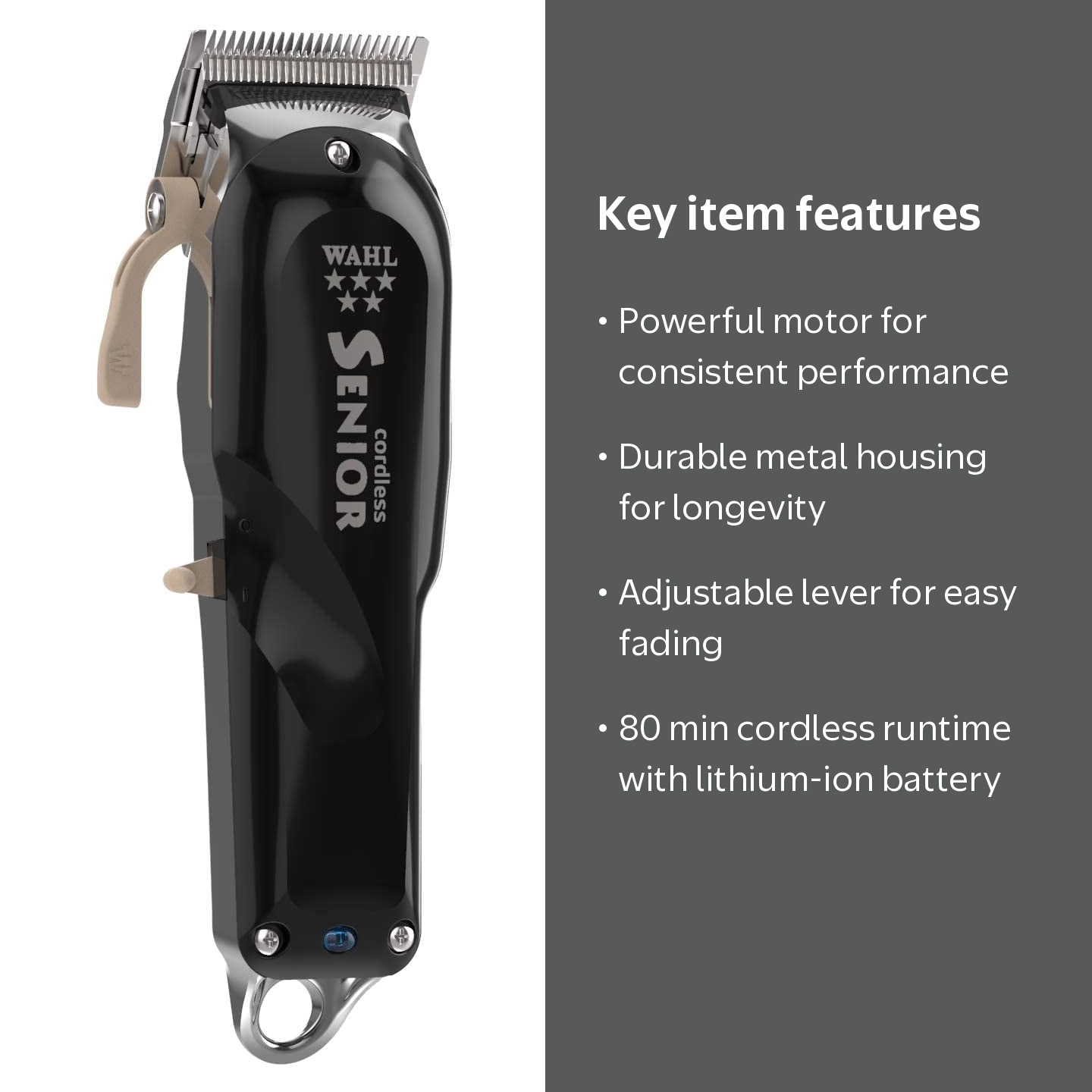 Wahl Professional 5 Star Series Senior Clipper with Premium Metal