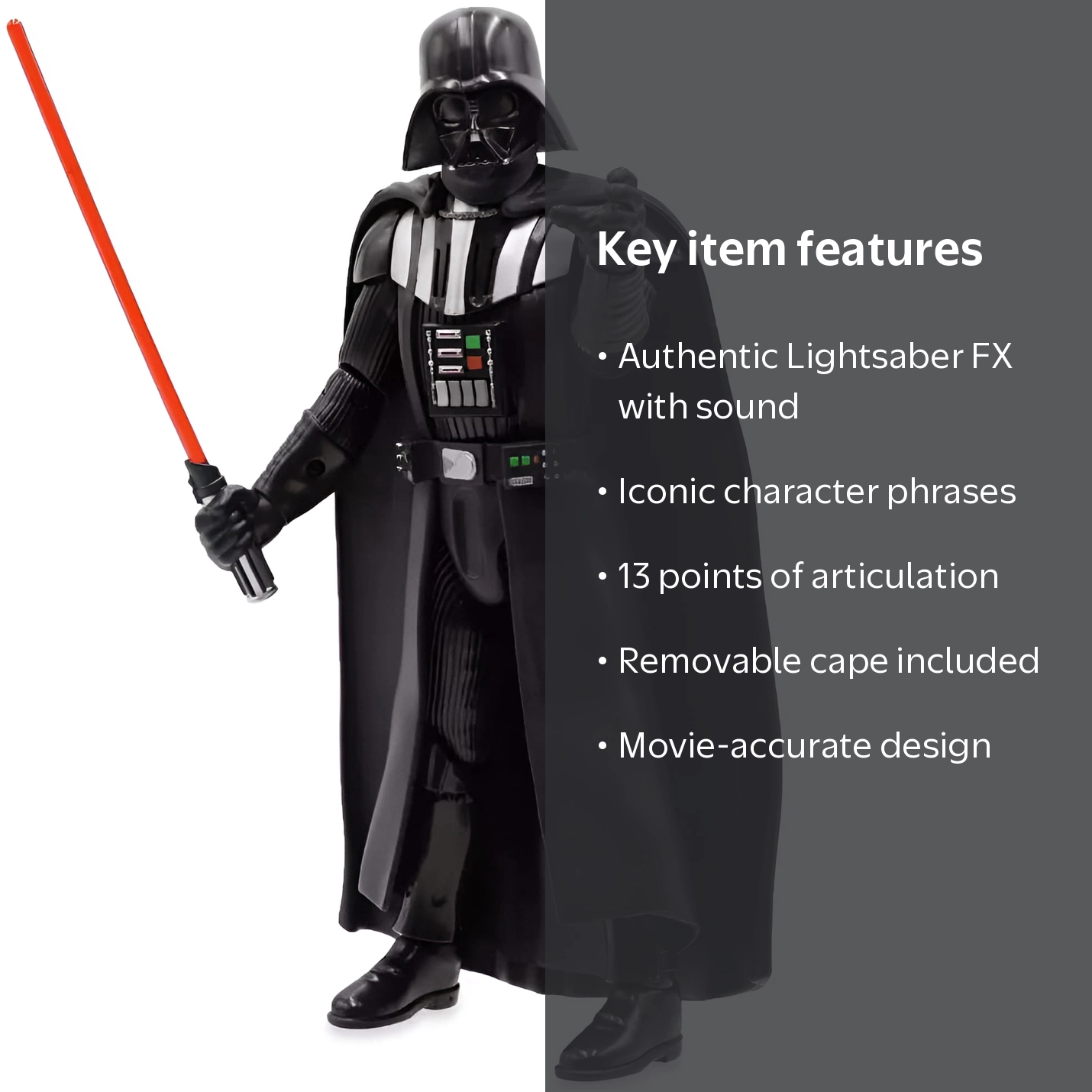 Star Wars Power Force Darth Vader 本体 Star Wars Power Force Darth Vader Talking Action Figure with