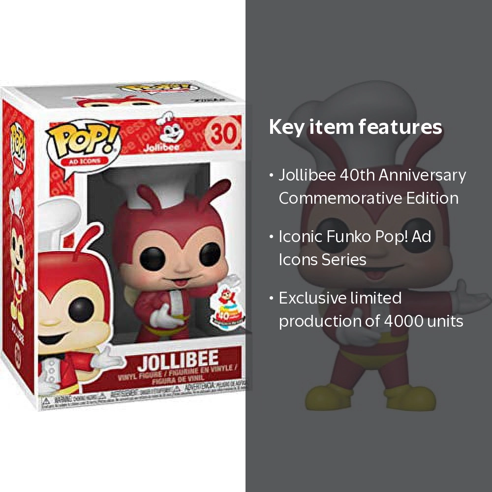 Funko OPP Pop! Ad Icons Jollibee 40th Anniversary Vinyl Figure (LE